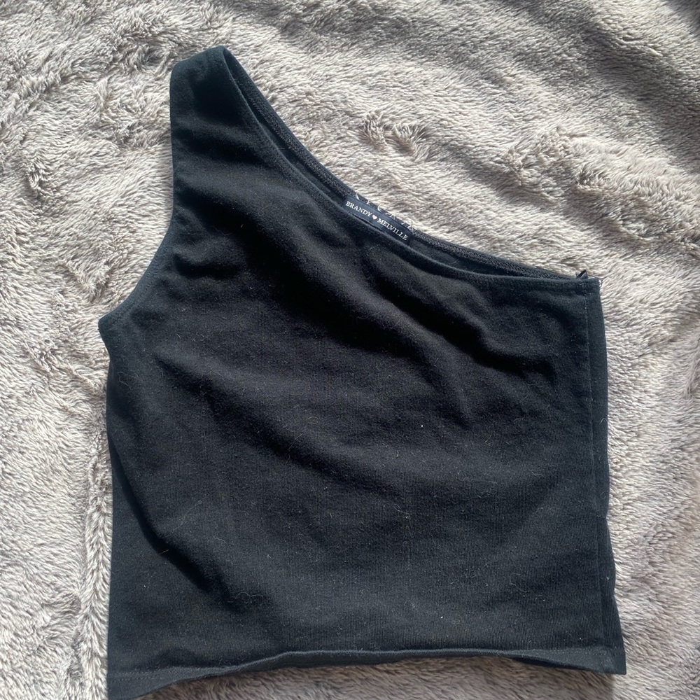 Black Crop top